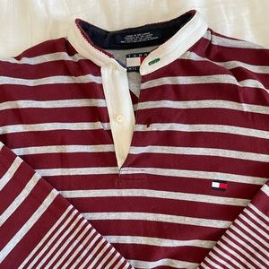Tommy Hilfiger collarless shirt